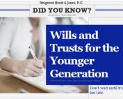 wills and trusts for younger people