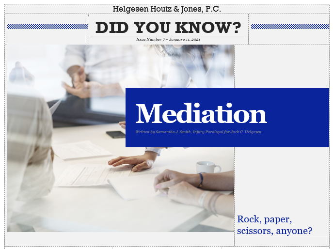 mediation in personal injury cases